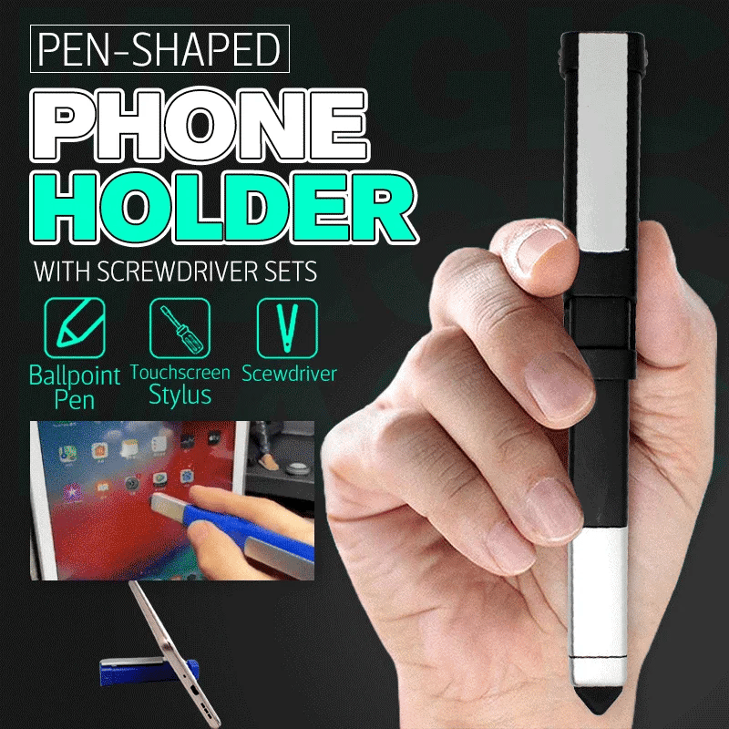 Pen-shaped Phone Holder with Screwdriver Sets (Pack Of 2)