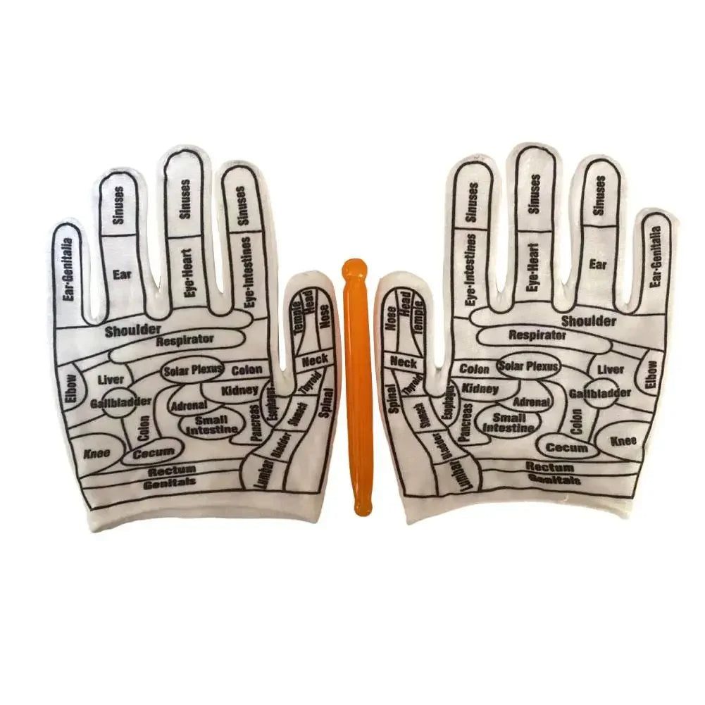 Hand Gloves Reflexology Tools