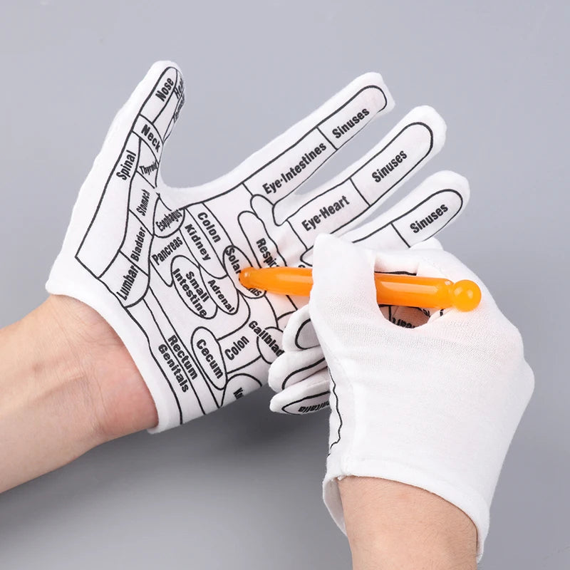 Hand Gloves Reflexology Tools