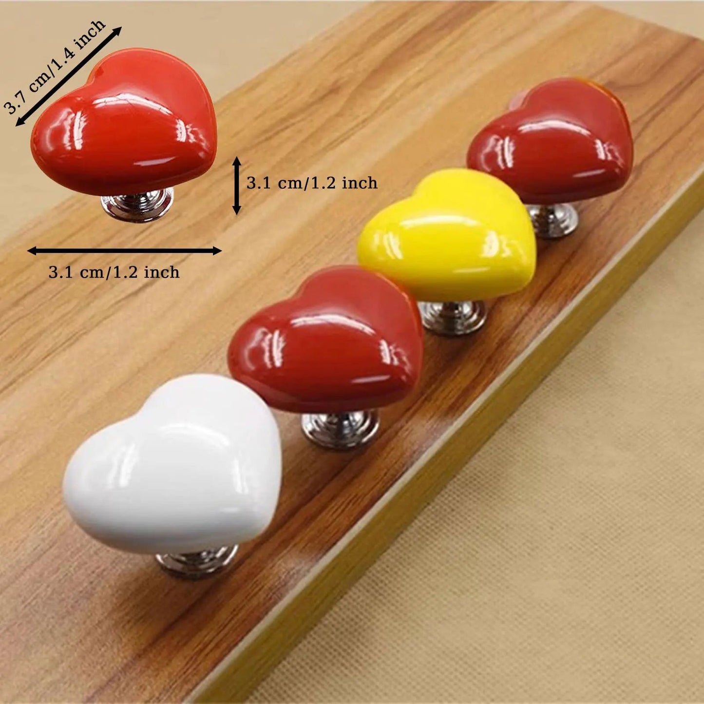 Heart Shaped Toilet Press (Pack of 10)