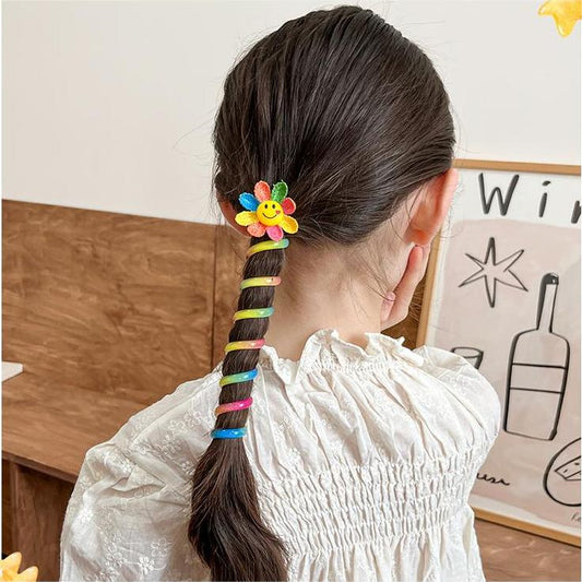 Colorful Telephone Wire Hair Bands for Kids (3 pieces)