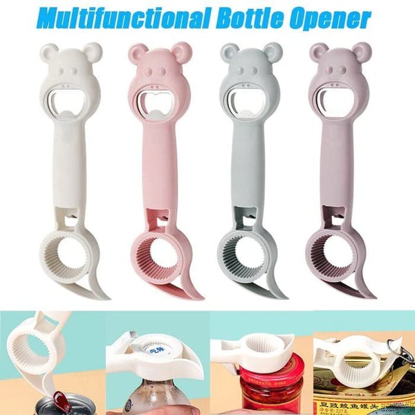4 in 1 Bottle Opener (Pack Of 2)