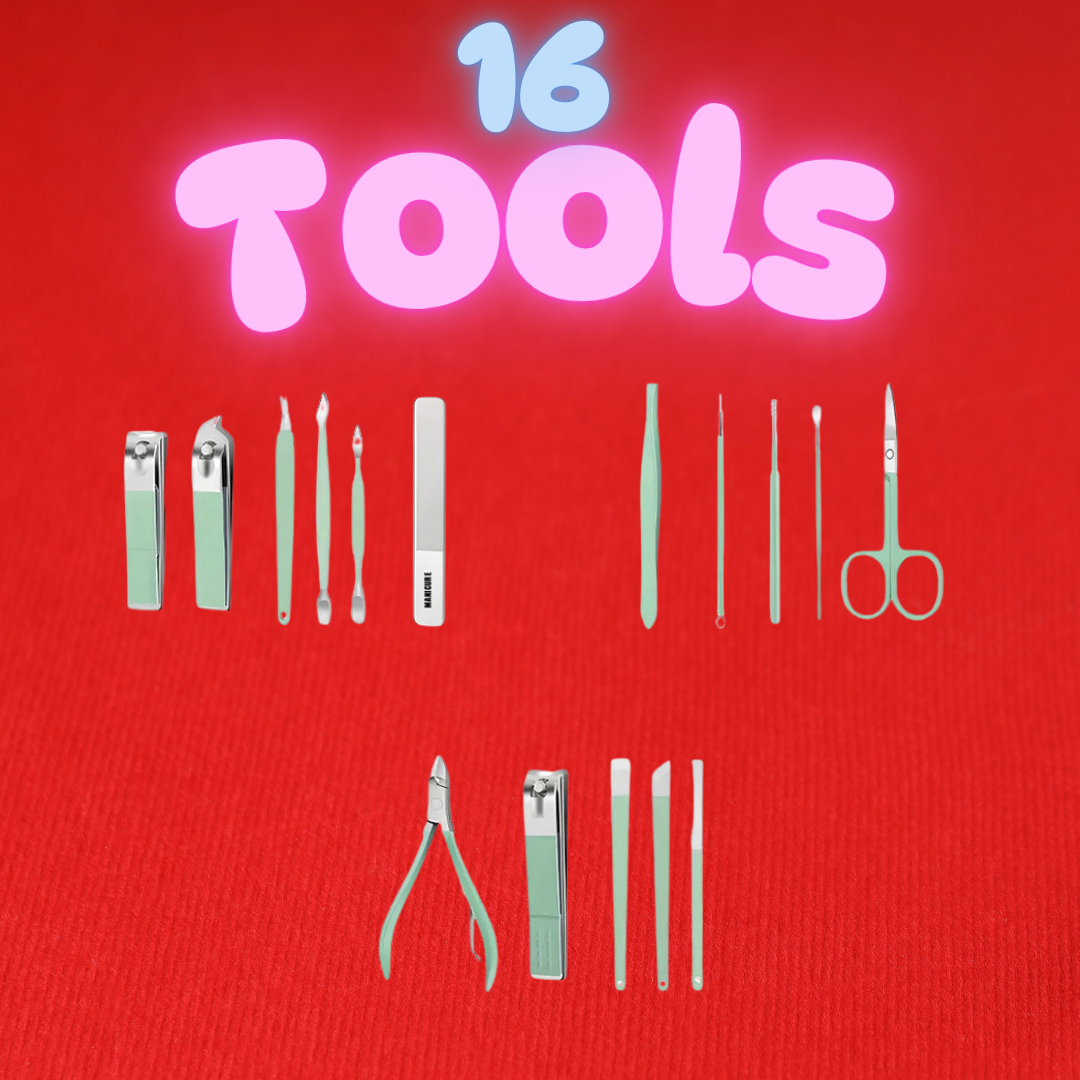 Portable Steel Nail Care Set