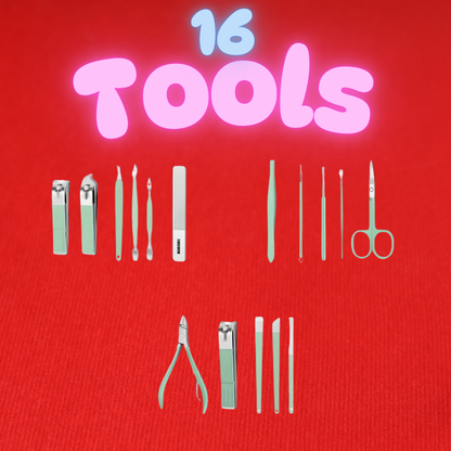 Portable Steel Nail Care Set