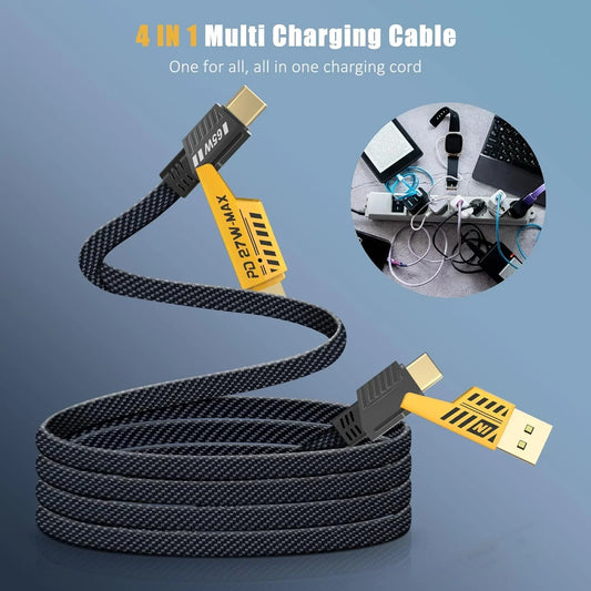 Multi Function 4 in 1 Fast Charging Data Cable