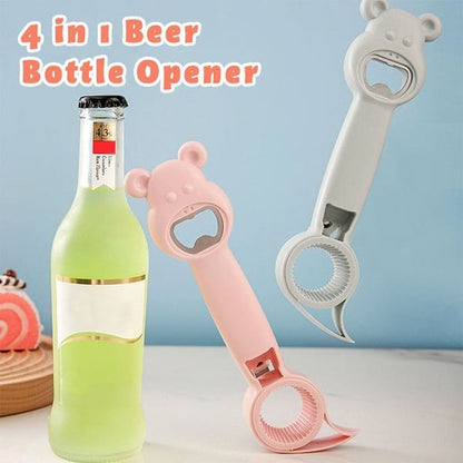 4 in 1 Bottle Opener (Pack Of 2)