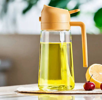 2 in 1 Oil Spray Bottle And Dispenser