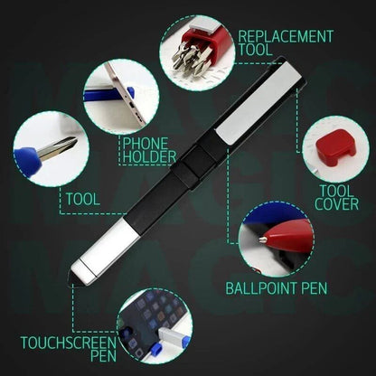 Pen-shaped Phone Holder with Screwdriver Sets (Pack Of 2)