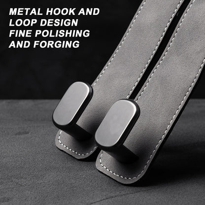 Leather Double Hook Car Seat Back