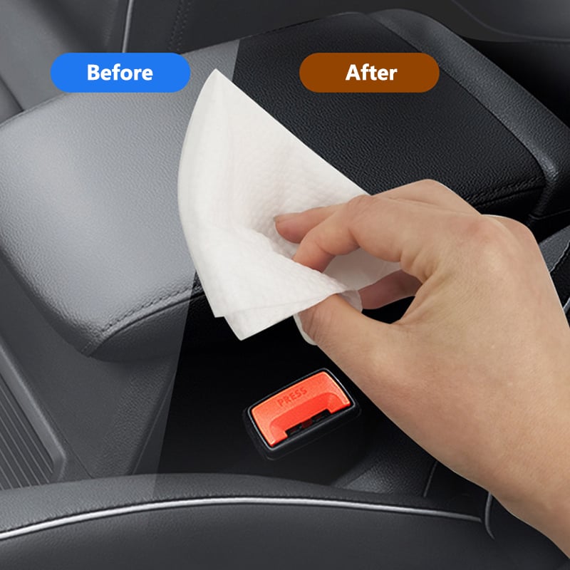 Car Interior Cleaning & Polishing Wipes (Pack Of 80)
