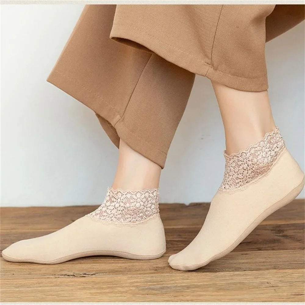 New Fashion Lace Warmer Socks