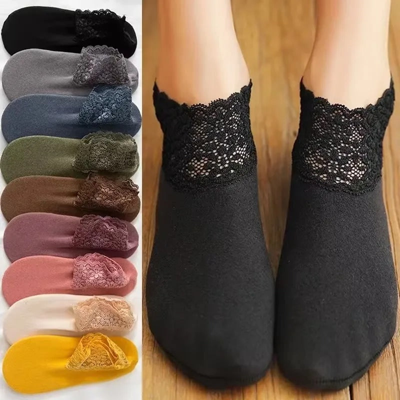 New Fashion Lace Warmer Socks