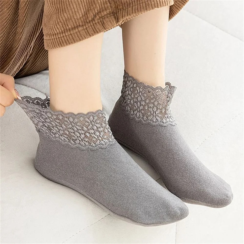 New Fashion Lace Warmer Socks