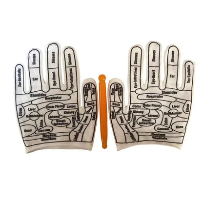 Hand Gloves Reflexology Tools