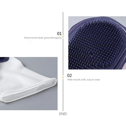 SILICON DISHWASHING GLOVES (1 PAIR)