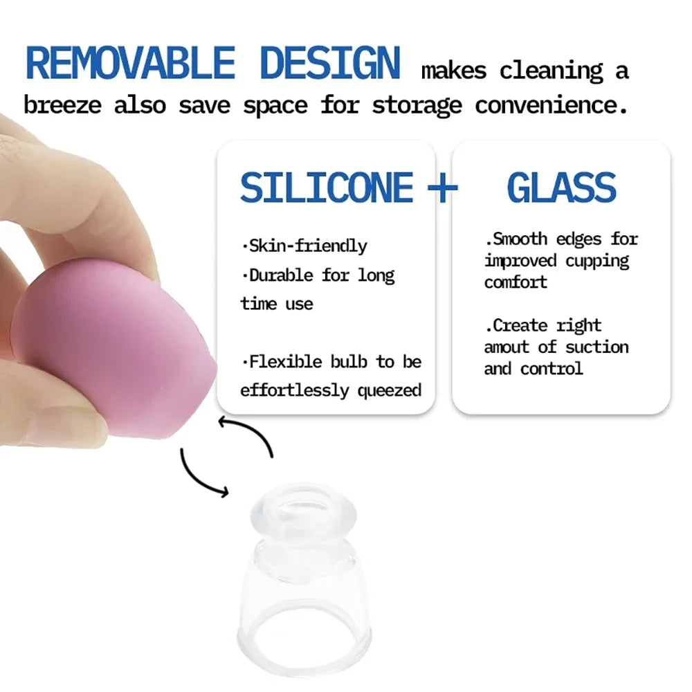 Silicone Vacuum Cupping Therapy