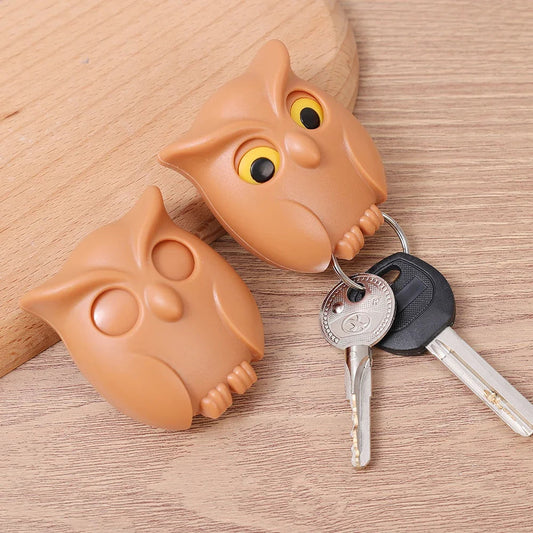 Owl Key Holder - Automatic Open Close Eyes (Pack Of 3)