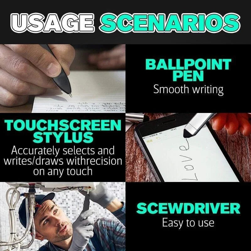 Pen-shaped Phone Holder with Screwdriver Sets (Pack Of 2)