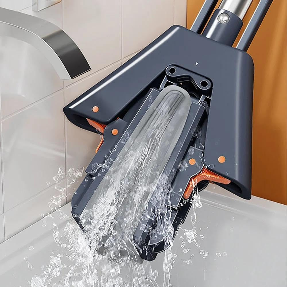Squeezable Cleaning Mop With Sponge