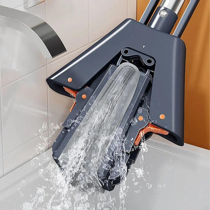 Squeezable Cleaning Mop With Sponge